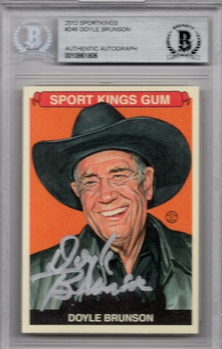 Doyle brunson signed - brunson,