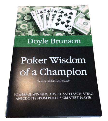Poker wisdom champion - of, champion,